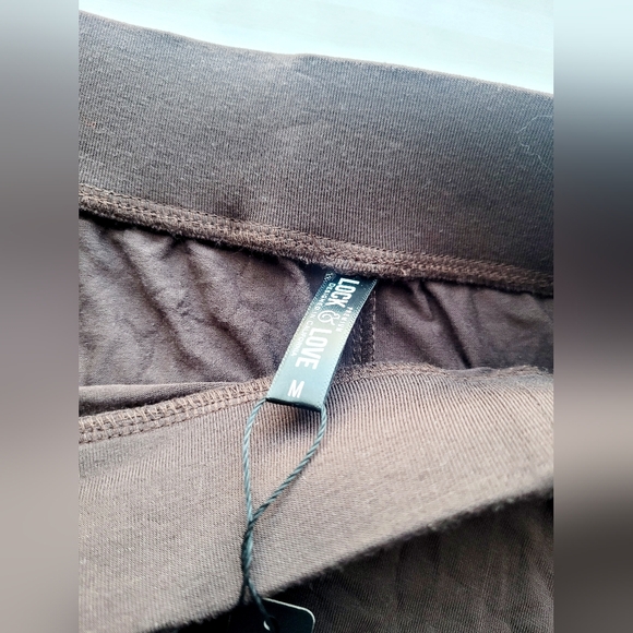 Lock & Love Premium Viscose Maxi Skirt Pull On Stretch Chocolate Brown Medium - Picture 8 of 16